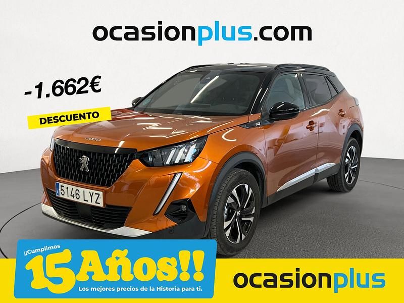 Naranja Usado 2022 Peugeot 2008 GTi SUV | 18.290 € (Precio justo) - Imagen 1/4