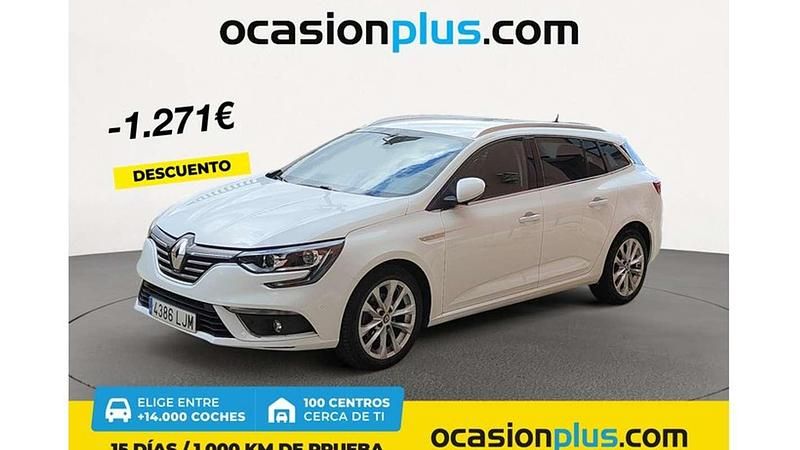 Blanco Usado 2020 Renault Mégane GrandTour Zen Familiar | 12.719 € (Buen precio) - Imagen 1/4