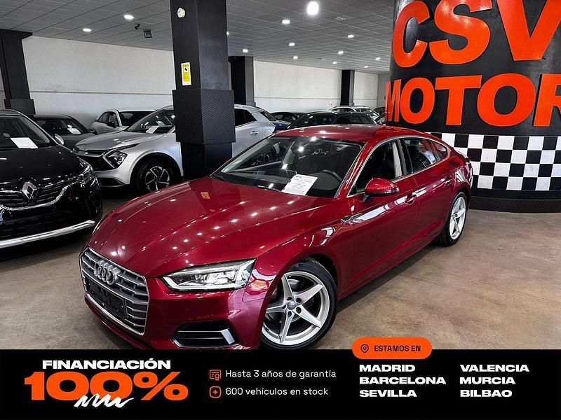 Rojo Usado 2019 Audi A5 Sportback Sport Utilitario | 24.850 € (Buen precio) - Imagen 1/4