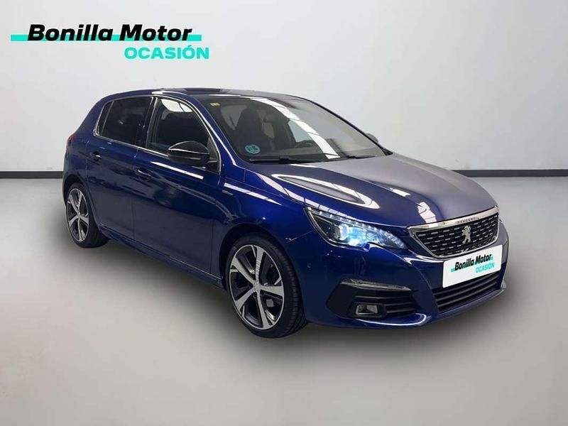 Usado Peugeot 308 GT-line 131 CV (96 kW) 2018 Azul Berlina
