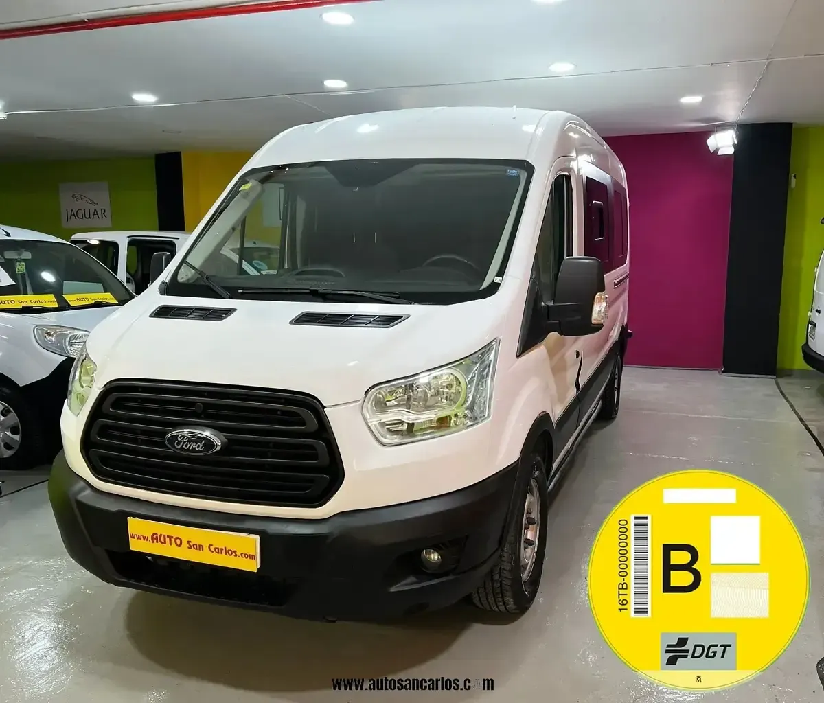 Usado Ford Transit Trend 155 CV (114 kW) 2016 Blanco Familiar