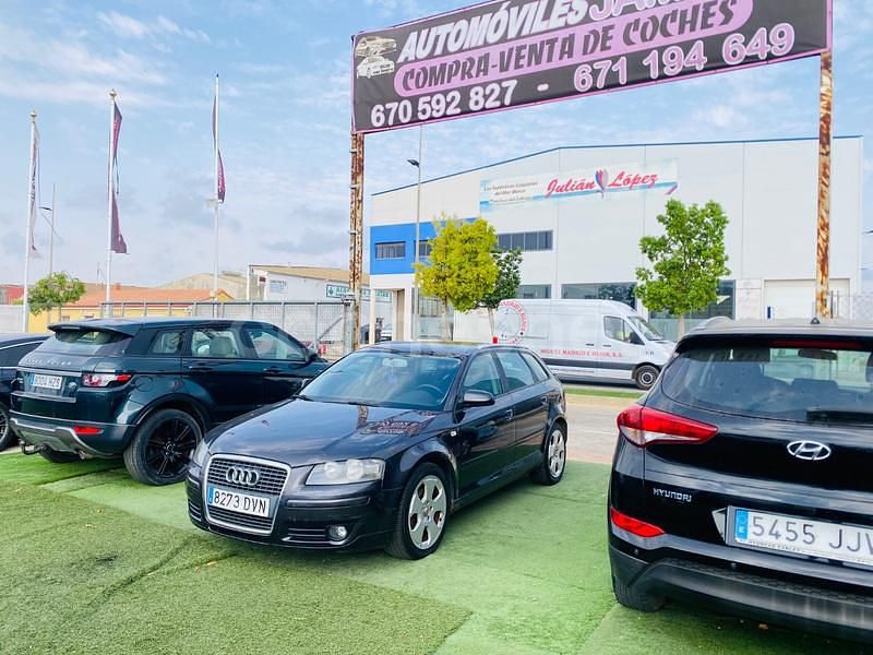 Usado Audi A3 Ambition 140 CV (102 kW) 2006 Negro Utilitario