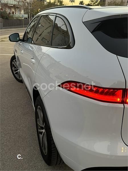 Blanco Usado 2018 Jaguar F-Pace R-Sport SUV | 22.000 € (Precio justo) - Imagen 1/4