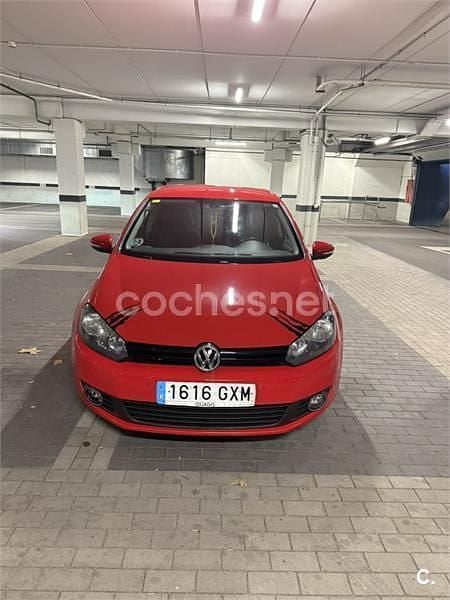 Usado VW Golf VI Sport 105 CV (77 kW) 2010 Rojo Utilitario