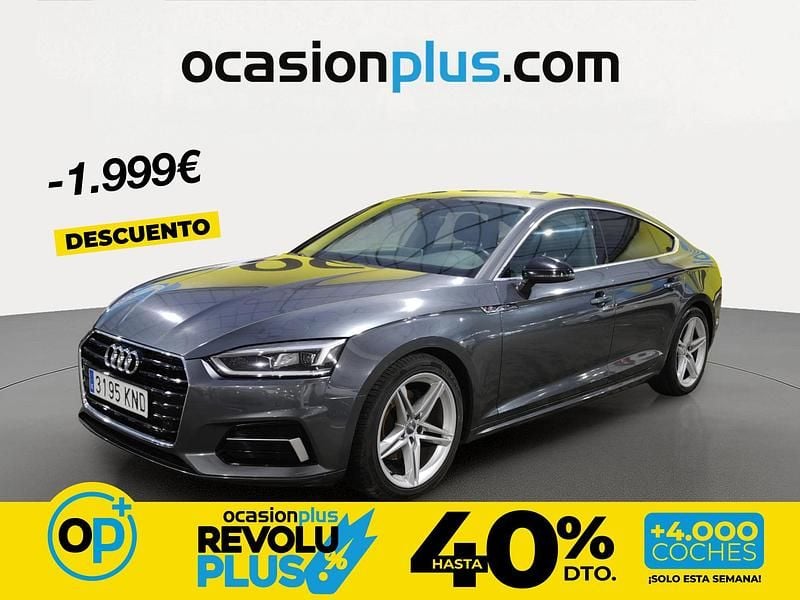 Usado Audi A5 Sport 150 CV (110 kW) 2018 Gris Coupe