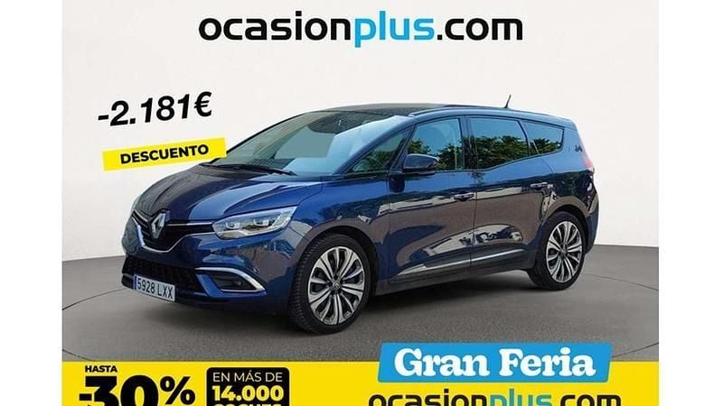 Azul Usado 2022 Renault Grand Scénic IV Equilibre Monovolumen | 21.818 € (Precio justo) - Imagen 1/4