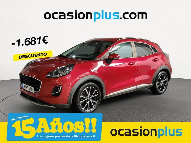 Rojo Usado 2020 Ford Puma Gen-E Titanium SUV | 18.500 € (Precio justo) - Imagen 1/4