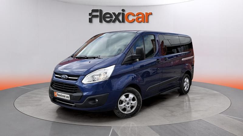 Usado Ford Transit Custom Trend 130 CV (95 kW) 2017 Azul Familiar