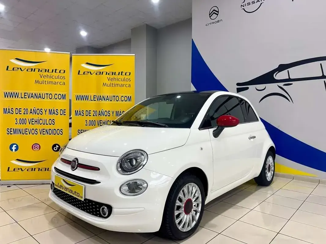 Usado Fiat 500 Red 71 CV (52 kW) 2022 Blanco Utilitario