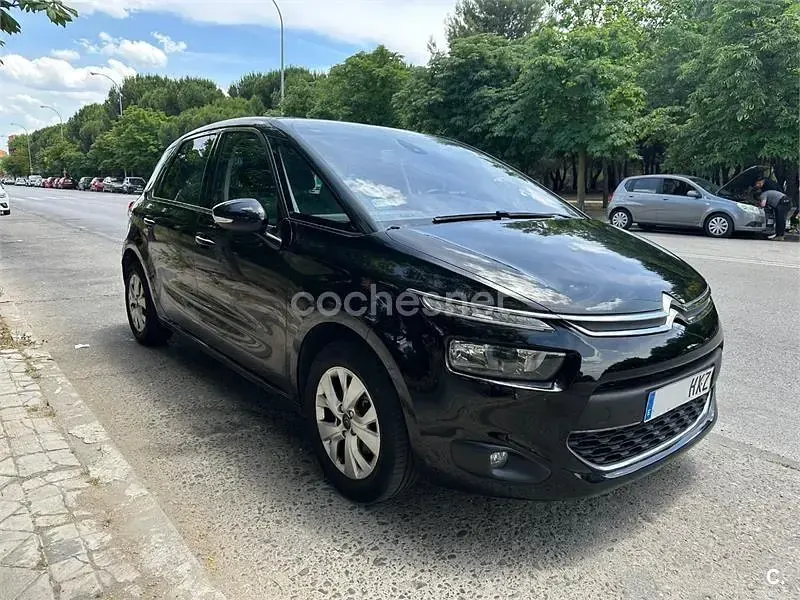Usado Citroën C4 Picasso Attraction 115 CV (84 kW) 2014 Negro Monovolumen