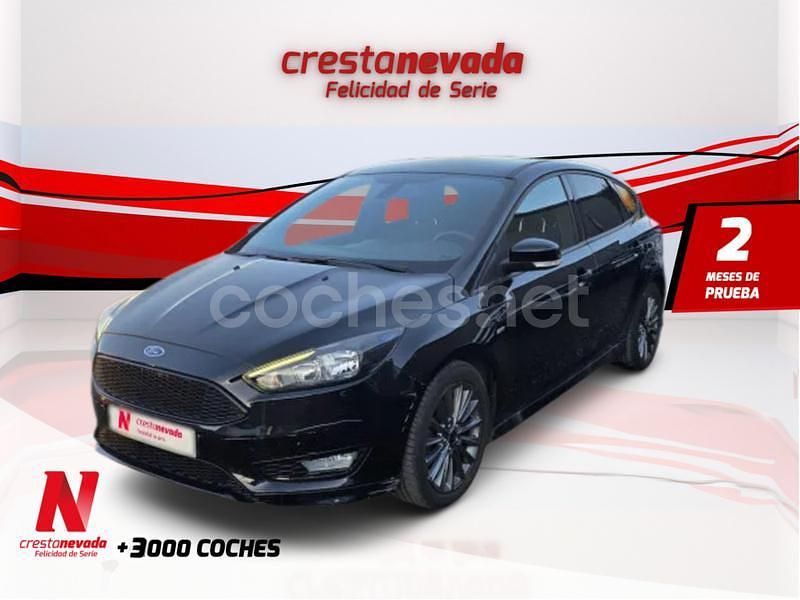 Negro Usado 2017 Ford Focus ST-Line Berlina | 15.990 € (Caro) - Imagen 1/4