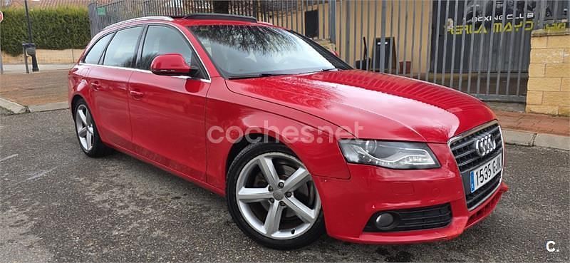 Usado Audi A4 S-Line 160 CV (117 kW) 2008 Rojo Familiar