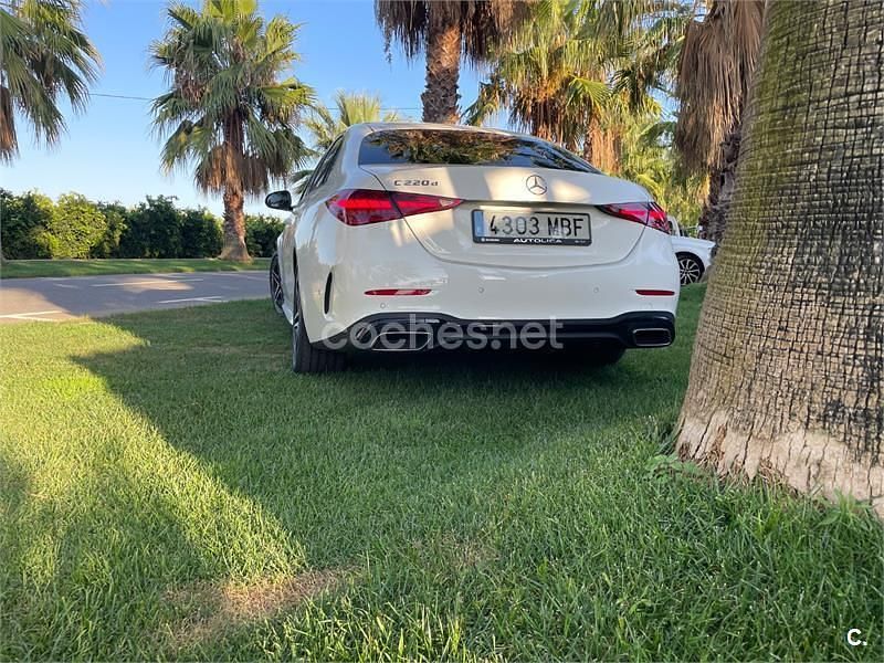 Usado Mercedes C220 200 CV (147 kW) 2022 Blanco Berlina