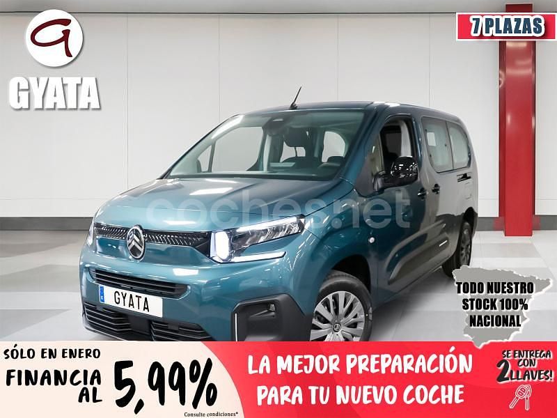 Azul Usado 2024 Citroën Berlingo Monovolumen | 20.990 € (Precio justo) - Imagen 1/4
