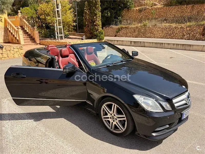 Usado Mercedes E250 Elegance 204 CV (150 kW) 2013 Negro Descapotable