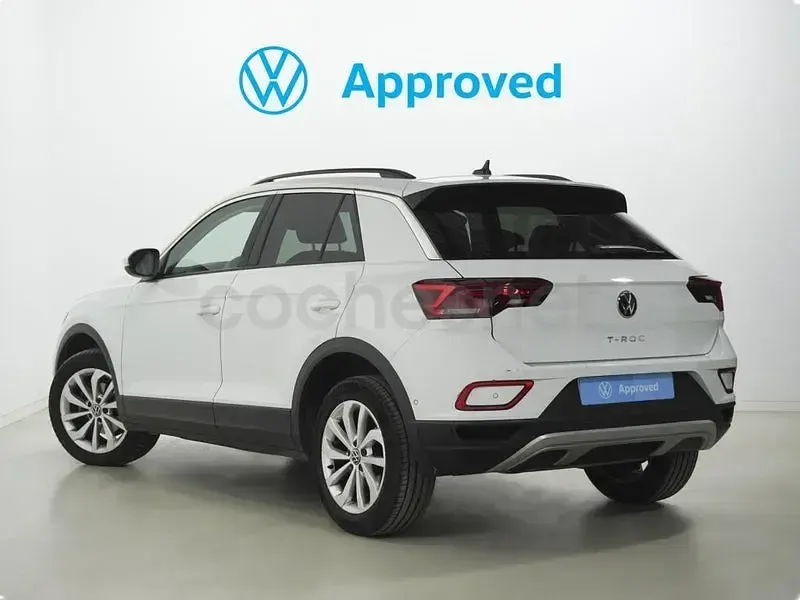 Usado VW T-Roc Life 150 CV (110 kW) 2022 Blanco SUV