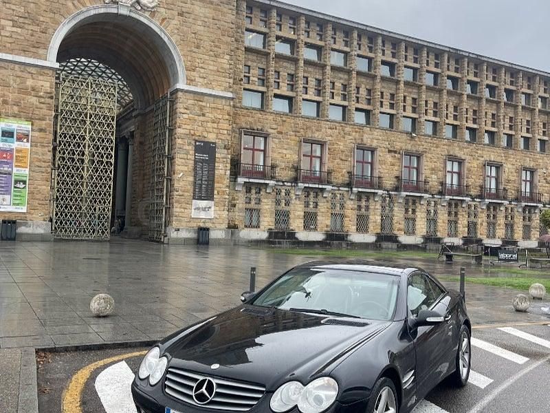 Usado Mercedes SL350 245 CV (180 kW) 2003 Negro Descapotable