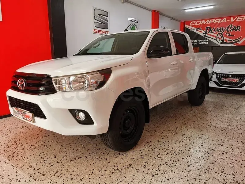 Usado Toyota HiLux 150 CV (110 kW) 2019 Blanco Pickup/Camioneta