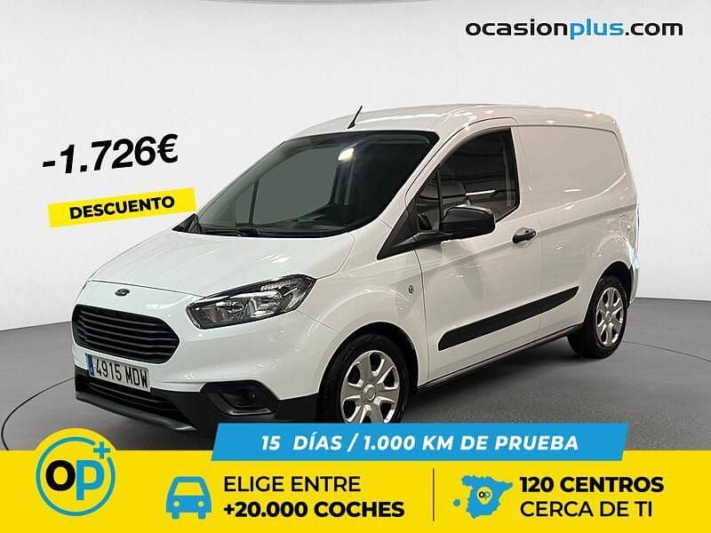 Blanco Usado 2023 Ford Transit Trend Familiar | 18.990 € (Precio justo) - Imagen 1/4