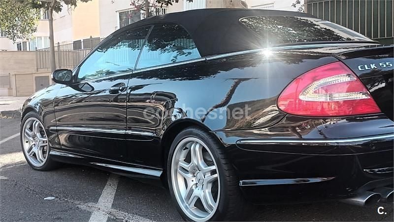 Usado Mercedes CLK55 AMG AMG 367 CV (269 kW) 2004 Negro Descapotable