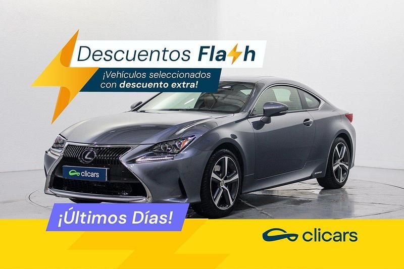 Usado Lexus RC300h Executive Line 223 CV (164 kW) 2018 Gris Coupe