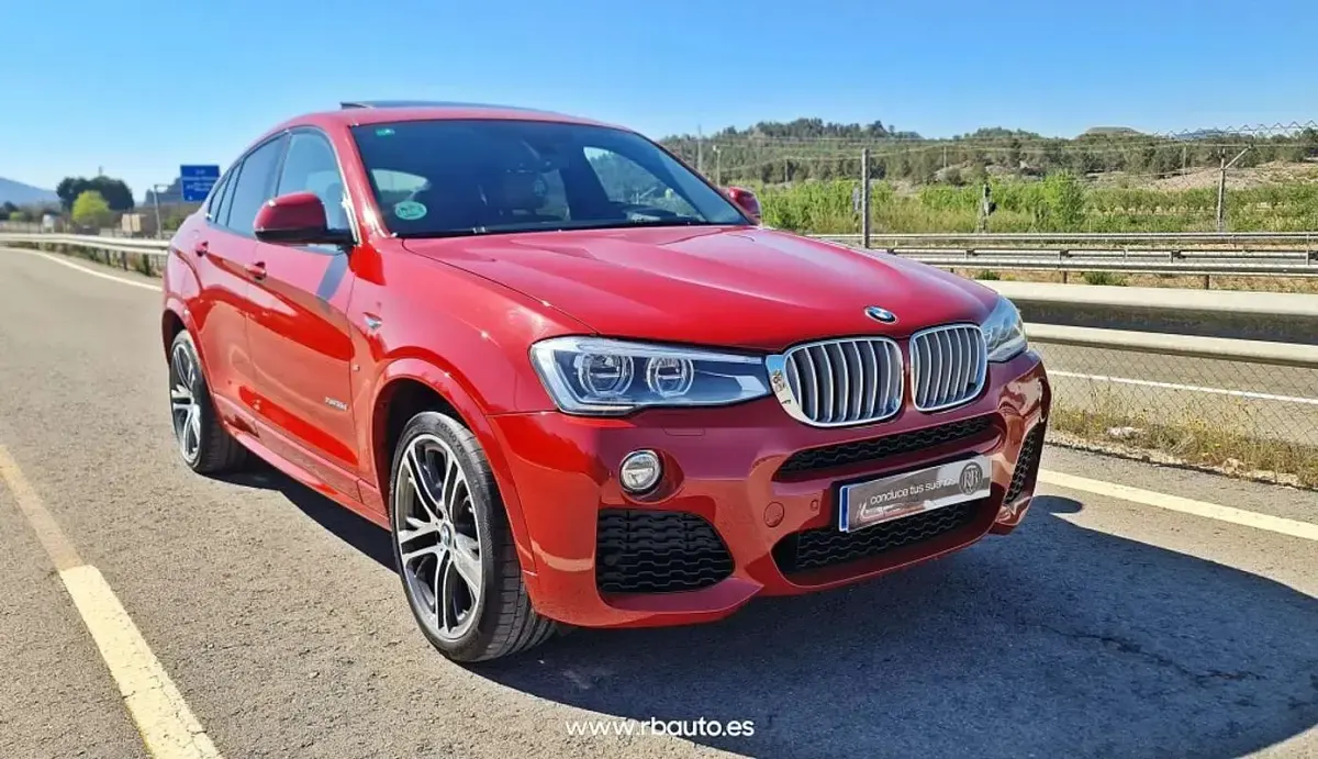 Usado BMW X4 313 CV (230 kW) 2015 Rojo SUV
