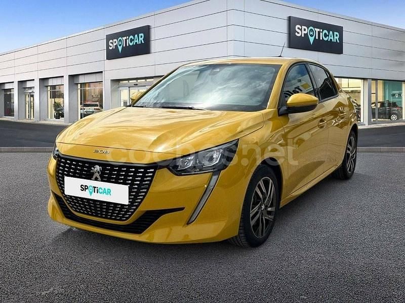 Amarillo Usado 2020 Peugeot 208 Allure Utilitario | 11.495 € (Un poco caro) - Imagen 1/4