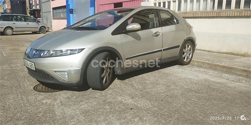 Gris / plata Usado 2008 Honda Civic Sport Berlina | 6500 € (Super precio) - Imagen 1/4
