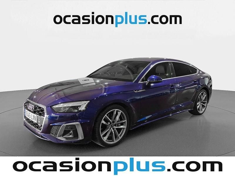Azul Usado 2022 Audi A5 Sportback S-Line Utilitario | 41.728 € (Precio justo) - Imagen 1/4