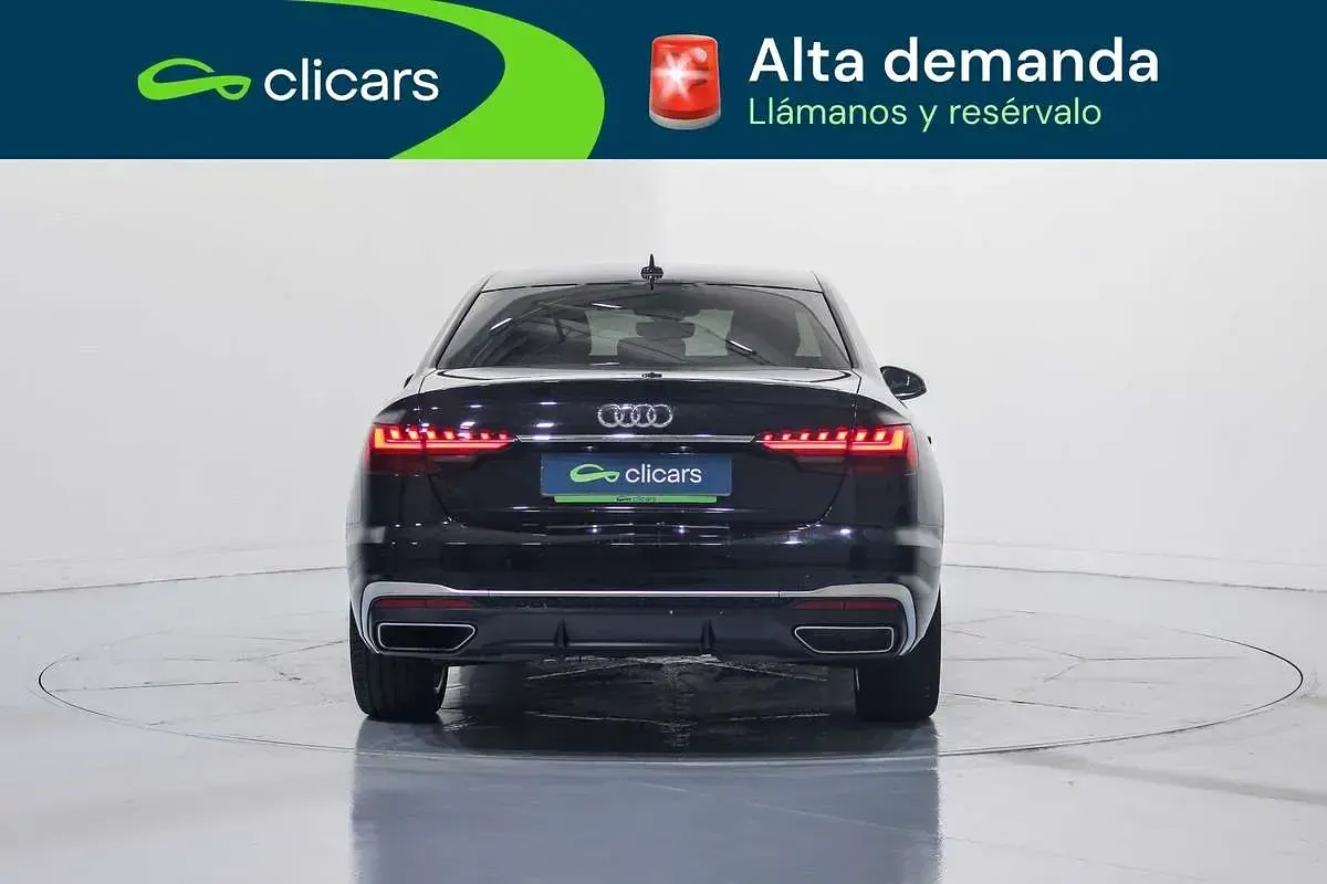 Usado Audi A4 S-Line 136 CV (100 kW) 2021 Negro Berlina