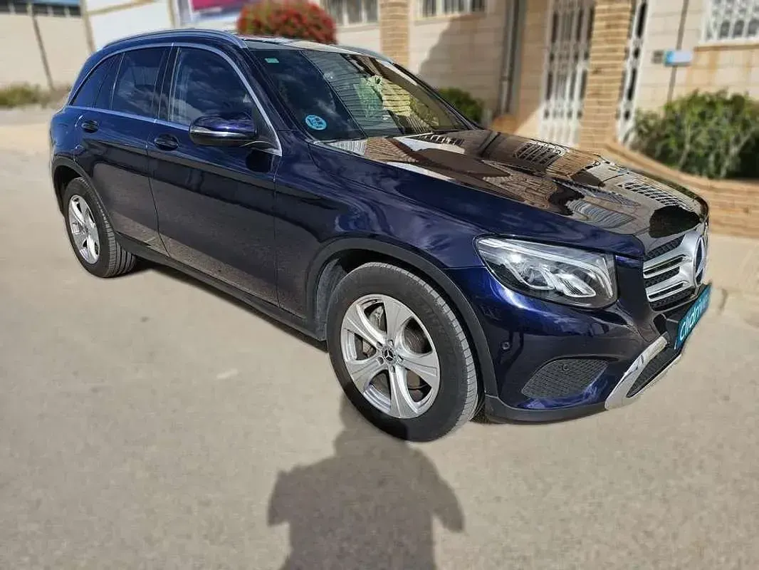 Usado Mercedes GLC220 170 CV (125 kW) 2017 Azul SUV