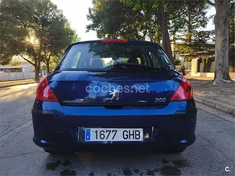 Usado Peugeot 308 Sport 120 CV (88 kW) 2008 Azul Berlina