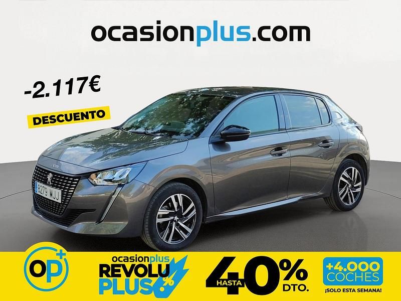Usado Peugeot 208 Allure 100 CV (73 kW) 2023 Gris Utilitario
