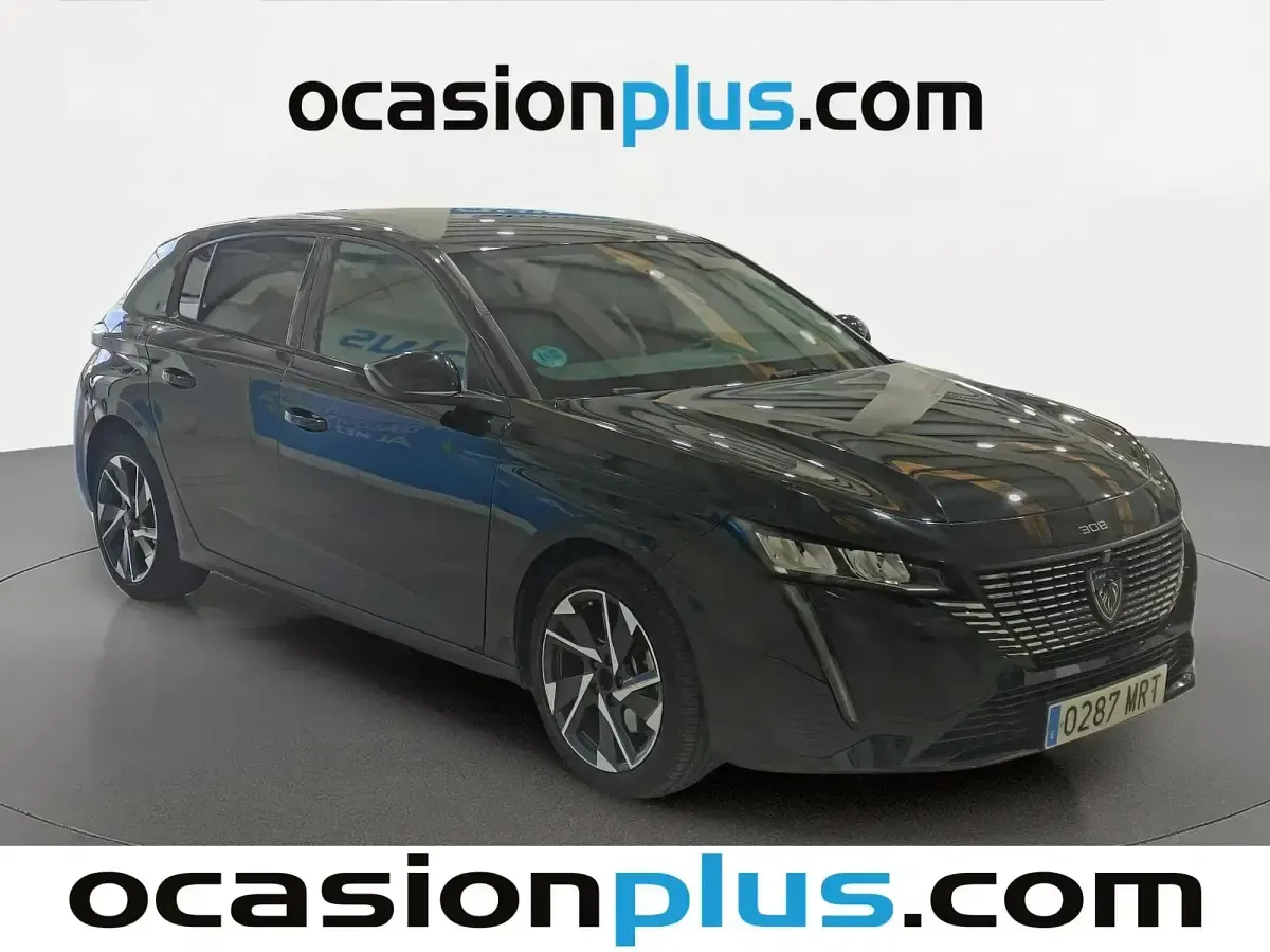 Usado Peugeot 308 Allure 130 CV (95 kW) 2024 Negro Berlina