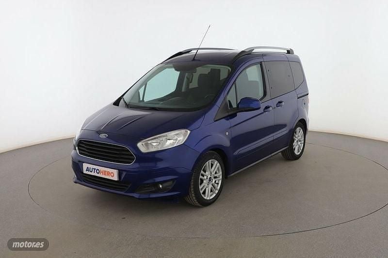 Azul Usado 2018 Ford Tourneo Courier Titanium Monovolumen | 12.599 € (Precio justo) - Imagen 1/3