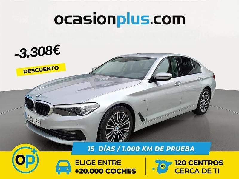 Usado BMW 520 190 HP (139 kW) 2020 Cinzento Sedan