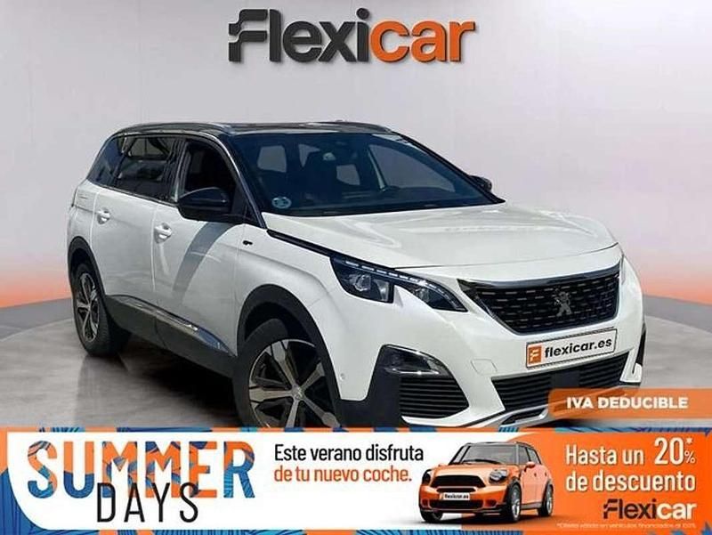 Blanco Usado 2020 Peugeot 5008 GTi Monovolumen | 19.490 € (Super precio) - Imagen 1/4