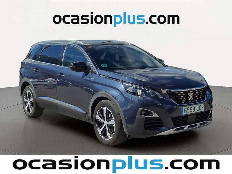 Usado Peugeot 5008 GT-line 180 CV (132 kW) 2019 Azul SUV