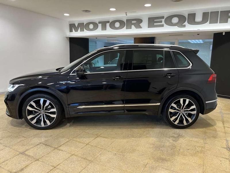 Usado VW Tiguan R-line 200 CV (147 kW) 2021 Negro SUV
