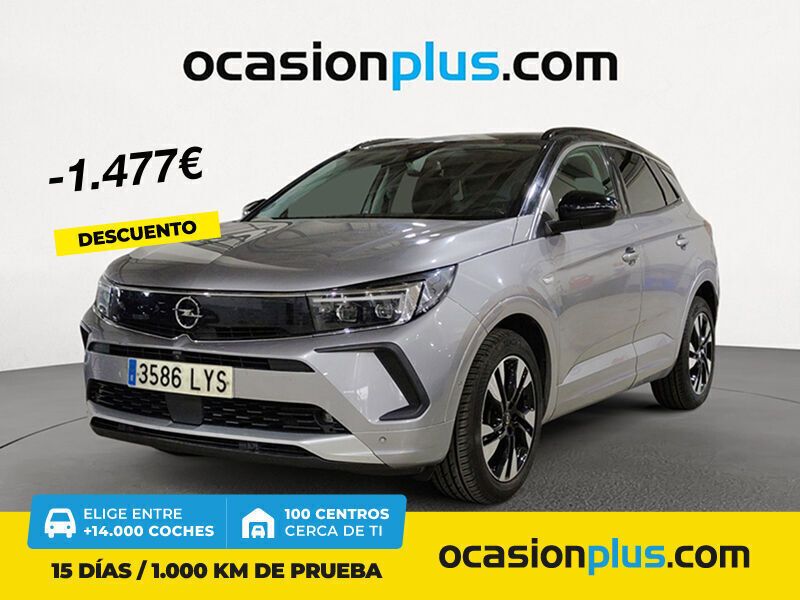 Gris Usado 2022 Opel Grandland X Ultimate SUV | 15.700 € (Precio justo) - Imagen 1/4