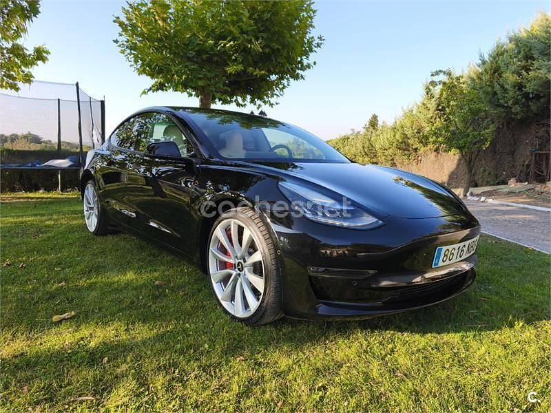 Eléctrico Usado 2019 Tesla Model 3 Performance Berlina | 22.900 € (Precio justo) - Imagen 1/4