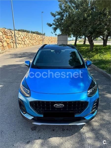Azul Usado 2022 Ford Fiesta Active X Utilitario | 14.999 € (Precio justo) - Imagen 1/4