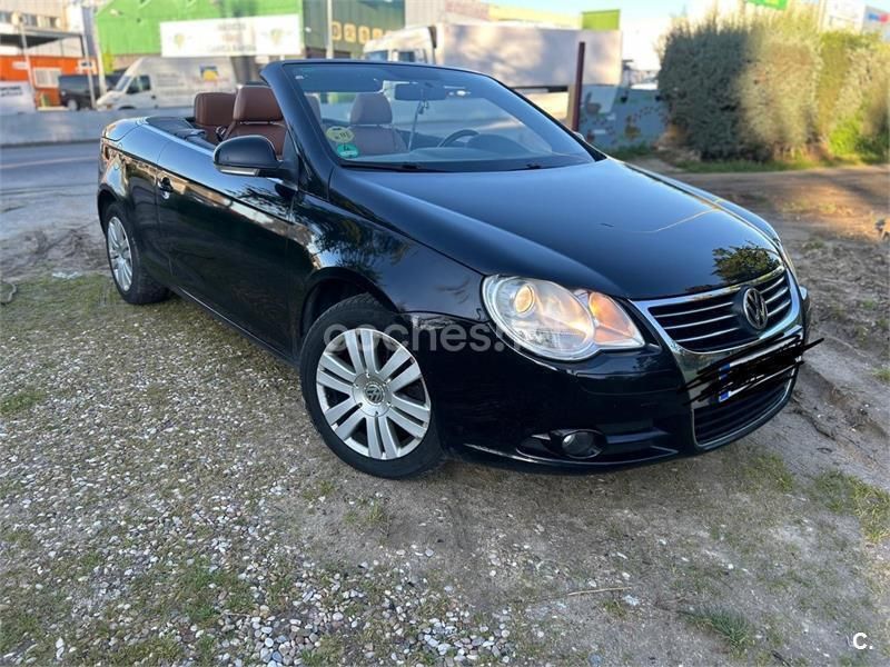 Negro Usado 2008 VW Eos Descapotable | 4000 € (Super precio) - Imagen 1/4