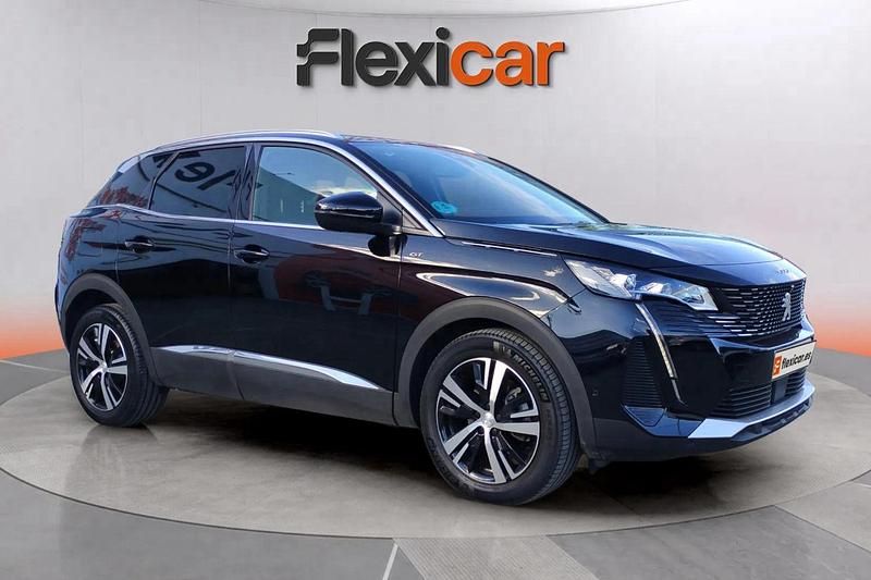 Negro Usado 2021 Peugeot 3008 GT SUV | 18.990 € (Un poco caro) - Imagen 1/4