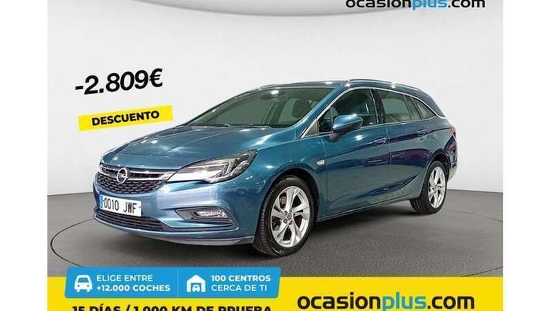 Azul Usado 2017 Opel Astra Dynamic Familiar | 10.773 € (Precio justo) - Imagen 1/4