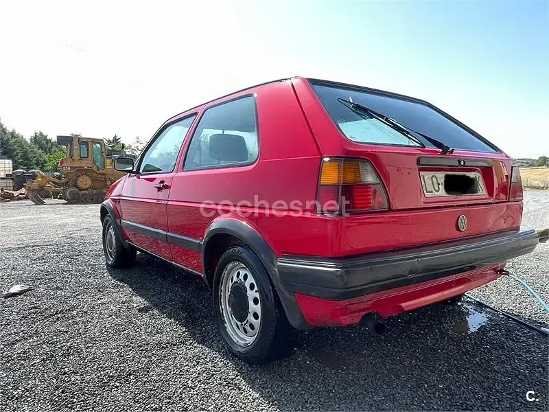 Usado VW Golf III 90 CV (66 kW) 1991 Rojo Utilitario