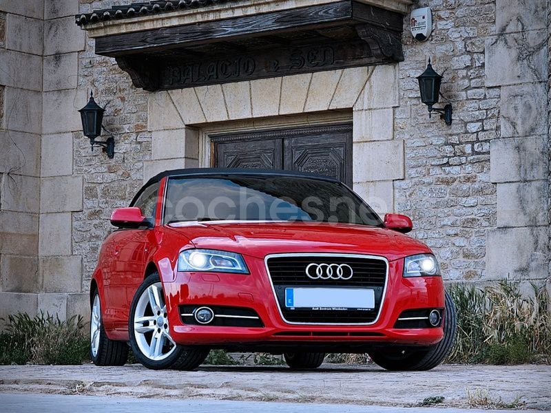 Rojo Usado 2011 Audi A3 Cabriolet Ambition Descapotable | 10.999 € (Precio justo) - Imagen 1/4