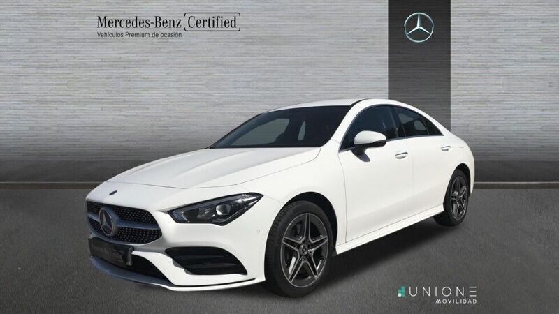 Blanco Usado 2022 Mercedes CLA250e AMG line Berlina | 35.900 € (Precio justo) - Imagen 1/4