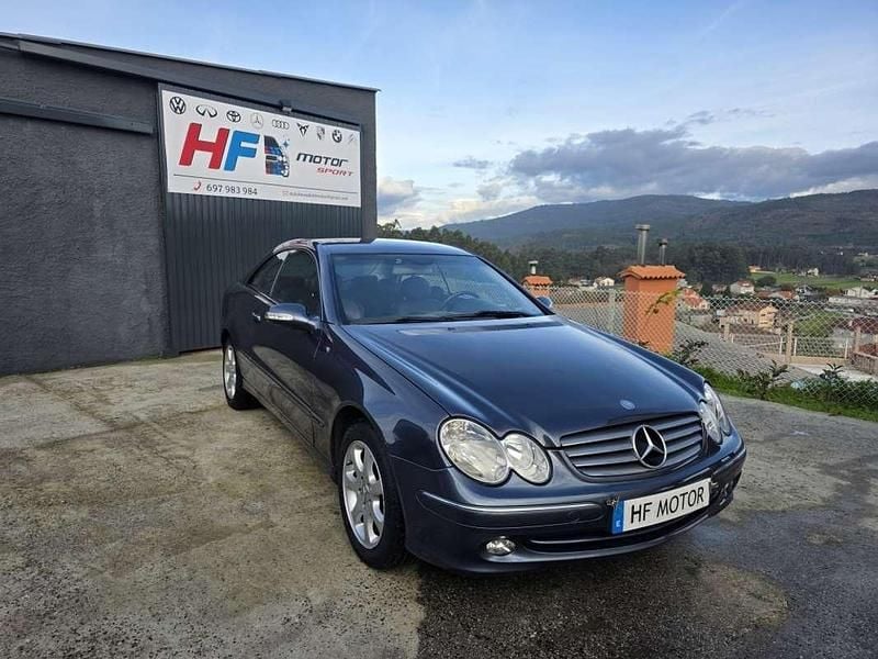 Usado Mercedes CLK200 163 CV (119 kW) 2005 Azul Coupe