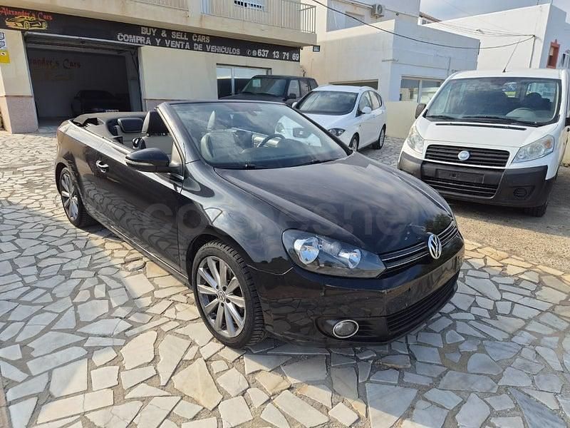 Usado VW Golf Cabriolet 105 CV (77 kW) 2013 Negro Descapotable
